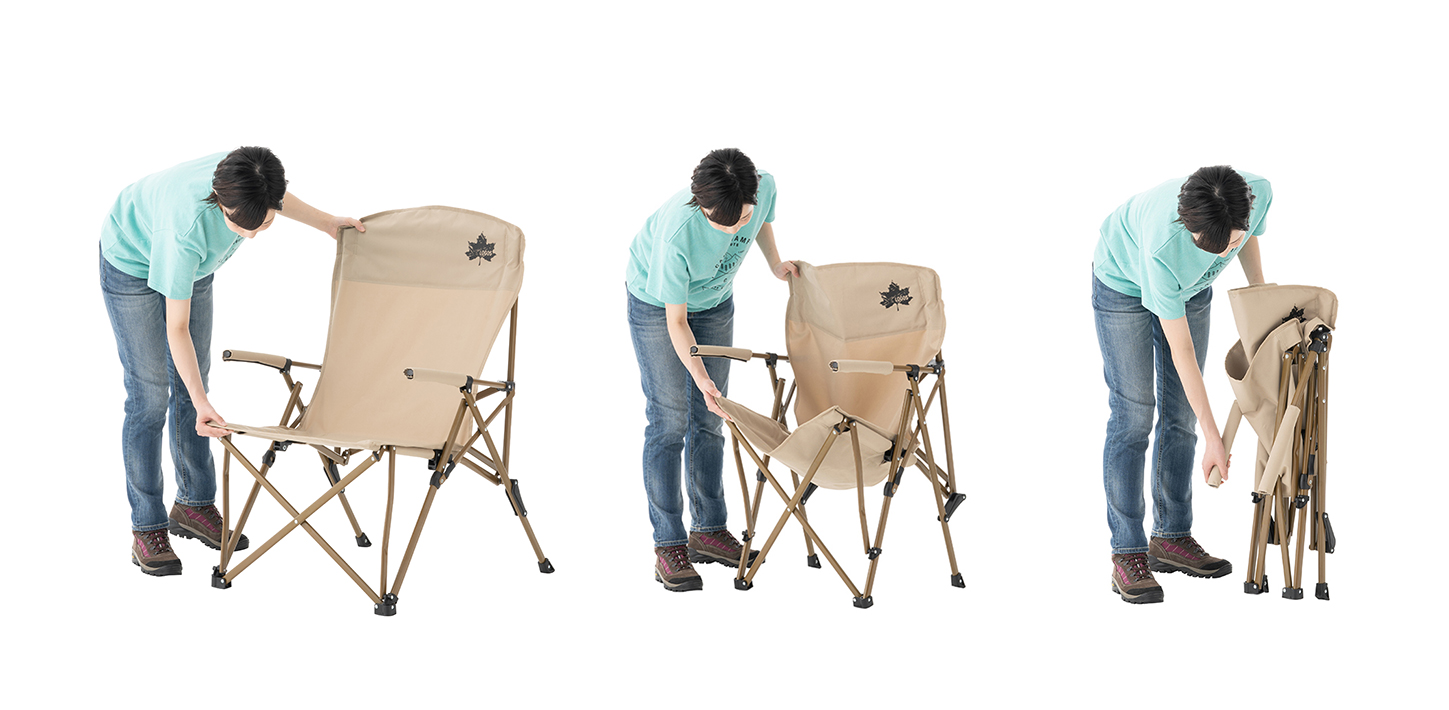 เก้าอี้สนาม พนักพิงสูง รุ่น Tradcanvas Portable Dining